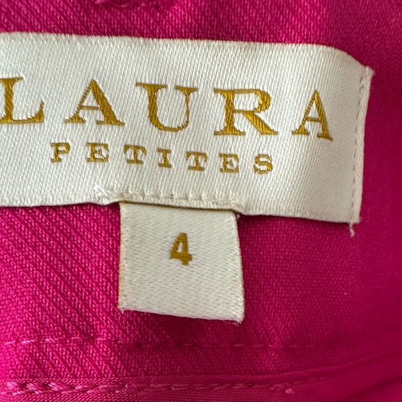 Ladies petite Vibrant Pink Women's Pants- Ankle - Picture 2 of 3